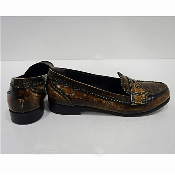NWOT Leather PRADA crocodile loafers - Picture 2 of 7